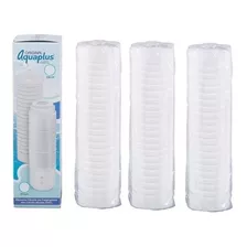 3 Elementos Filtrante De Polipropileno 9.3/4'' - Aquaplus