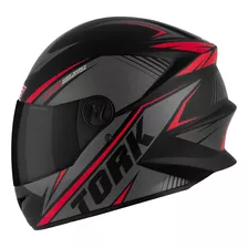 Capacete Fechado Masculino Pro Tork R8 Fosco Viseira Fumê