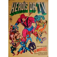 Heróis Da Tv N° 34 ( 1982 ) 100 Páginas / Lombada Quadrada