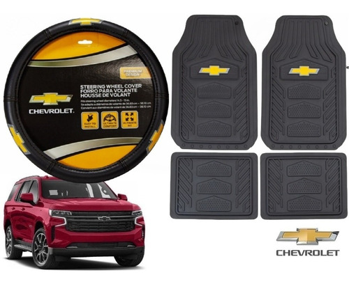 Tapetes 4pz Chevrolet + Cubrevolante Tahoe 2016