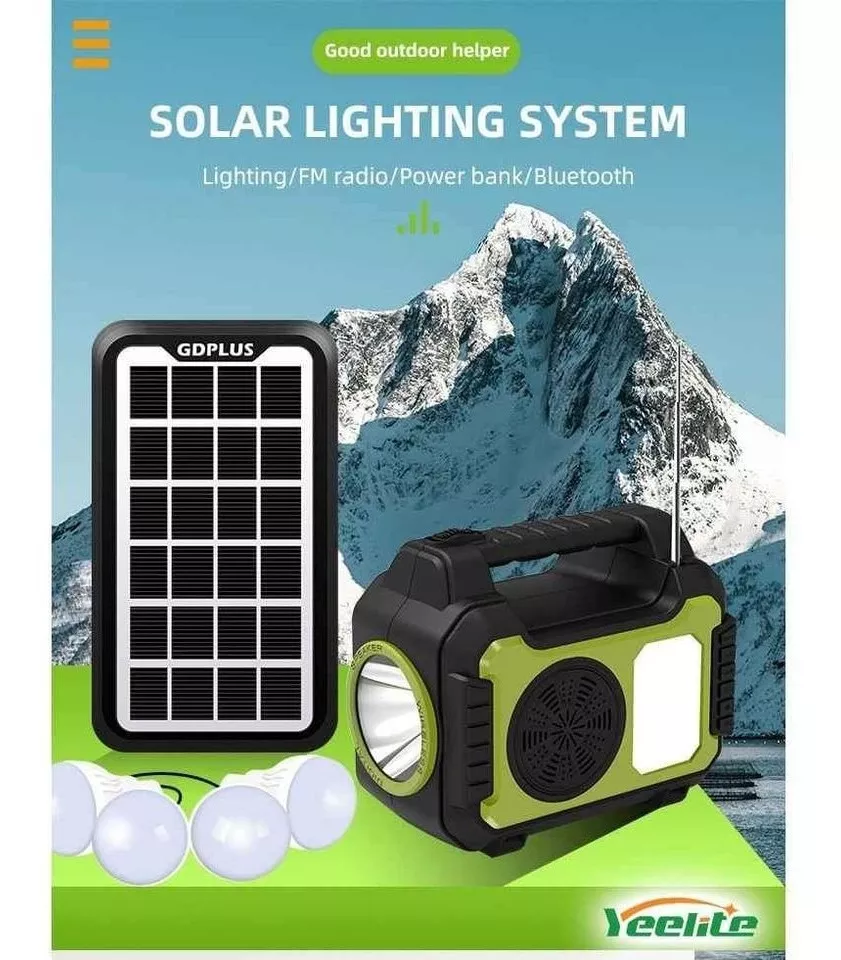 Generador Solar-kit De Generador De Energía Solar Portátil