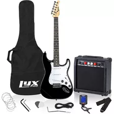 Kit Guitarra Eléctrica Con Amplificador 20w, Con Accesorios