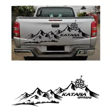 Stickers Mitsubishi L200 Portalón Montañas 