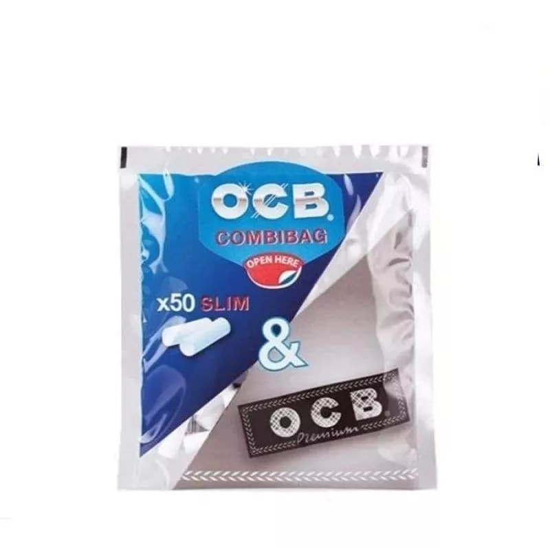 Combibag Rolling Papers Ocb Premium #7 + Filtros De Espuma