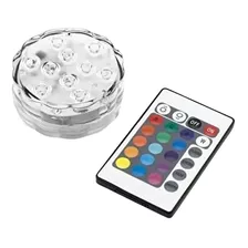 Kit2 Led A Pilha P/ Aquario Piscina Jardim Aprova D Agua Rgb