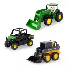 Ertl - Paquete De 3 Réplicas Fundidas A Presión De Hierro.