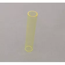 Tubo De Flujo Amarillo P/ Lámpara Ipl 80mm Long X 12 Mm Diam