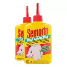 Kit 2 Semorin Detergente Pré-lavagem Tira Manchas 100ml Cada