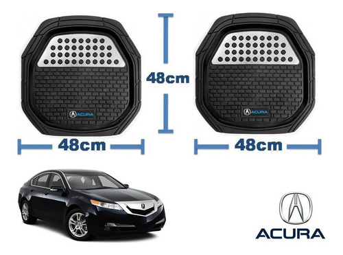 Tapetes 4pz Charola 3d Logo Acura Tl 2009 2010 2011 2012 13 Foto 3