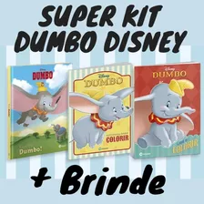 Kit Dumbo Disney Luxo + 2 Atividades De Colorir Oferta