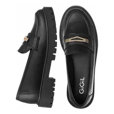 Mocassim Feminino Sapato Sliper Casual Tratorado Confortável