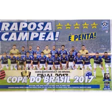 Pôster Cruzeiro Penta Campeão Copa Do Brasil (2017) 55 Cm 85