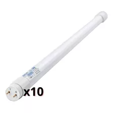 Pack X10 Tubo Led Sica 18w Blanco Frio 120cm Vidrio - 911263