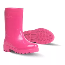 Galocha Infantil Rosa Impermeável P/chuva Confortavel-