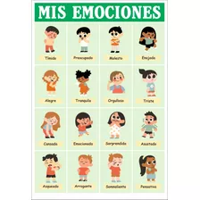 Poster Educativo Mis Emociones A3+ Fotográfico