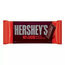 Chocolate Meio Amargo 40% Cacau Hershey's Sem Glúten Pacote 82 G