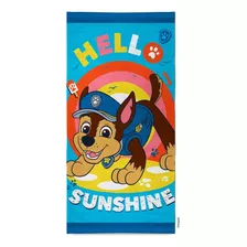 Toallon 70x130 Piñata Paw Patrol - Sunshine Color Celeste