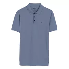 Polo Ellus Piquet E Asa Classic Masculina Azul Claro Dom