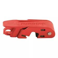 Master Lock Bloqueo De Disyuntor , L, Rojo, 1