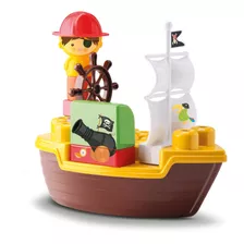 Tchuco Blocks Barco Pirata Samba Toys - Toy Store