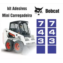  Kit Adesivos Mini Carregadeira Compatível Com Bobcat 743