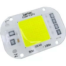 10 Chip Led 100w Sem Reator Luz Branco Frio 110v Ou 220v