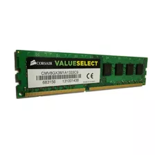 Memória Ram Value Select 8gb 1x8gb Corsair Cmv8gx3m1a1333c9