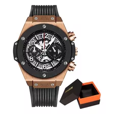 Reloj Luminoso Cronógrafo Kimsdun Fashion Para Hombre