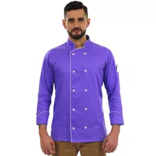 Dólmã Chef De Cozinha Roxo Veneza