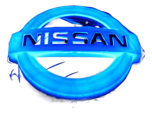 Foto de Adecuado Para Nissan 4d Led Logo Luz Blanca 11.7 * 10 Cm