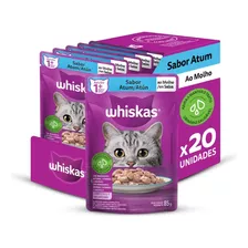 Ração Úmida Whiskas Sachês Para Gatos Adultos Atum Ao Molho