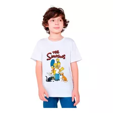 Playera Simpsons Familia Simpsons Playera Para Niños #0001