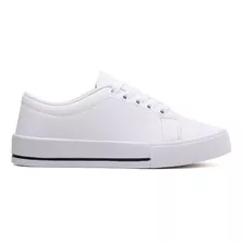 Tênis Feminino Star Casual Branco Preto Tradicional Original