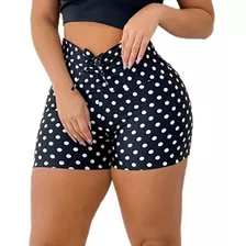 Roupa Feminina Para Academia Short Com Bolinhas + Brinde