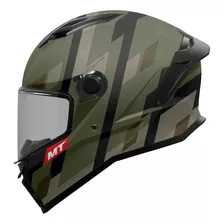 Capacete Mt Helmets Stinger2 Register D16 Verde Fosco