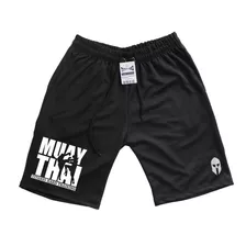 Short Muay Thai Dry Fit Passeio Treinos Academia Titanio