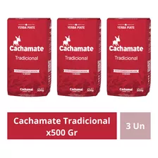 Cachamai Mate Comu 500g Packx3