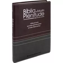 Bíblia De Estudo Plenitude Rc Bordo/chumbo Com Índice