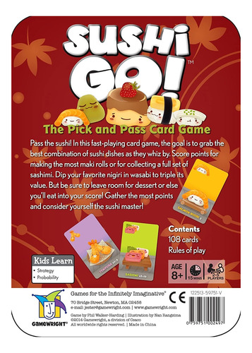 sushi Go! - El Juego De Cartas Pick And Pass Foto 3