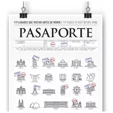 Poster Pasaporte! Sellá Tus Viajes Realizados O Planeados