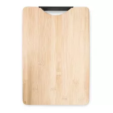 Tabla Corte Picar De Bambu Con Asa Calidad Premium 38 Cm