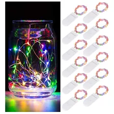 12pcs Cadena De Luces Hadas Con Pilas 3m 30led Luz Vistoso