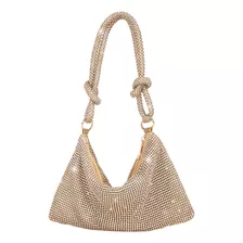 Bolso De Noche Brillante Con Strass Para Mujer