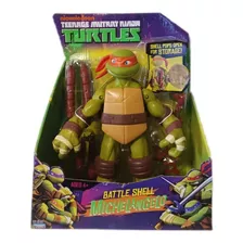 Tortuga Ninja Michelangelo Artículada 24 Cms. Con Caparazón