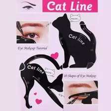 12 Set De Plantillas Molde Para Delineado Cat Line