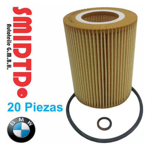 20 Filtros De Aceite Cartucho Bmw Z3 2.0l 2000-2004 Foto 4