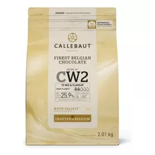 Chocolate Belga Callebaut Cw2 Branco 25,9% Cacau 2,01kg