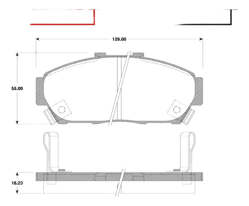 Balatas Delanteras Honda Civic Sedan/coupe 96-05 Trw Foto 2