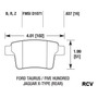 Balatas Disco  Delantera Para Ford Freestyle   2006