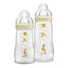 Kit 2 Mamadeiras Easy Active 270/330ml 2m+ Mam